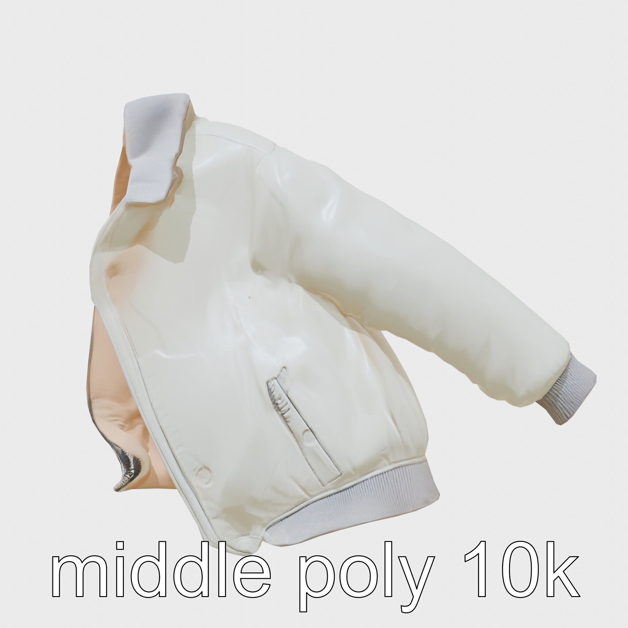 Cozy Soft Lined Home Jacket 3D Model Texture_9