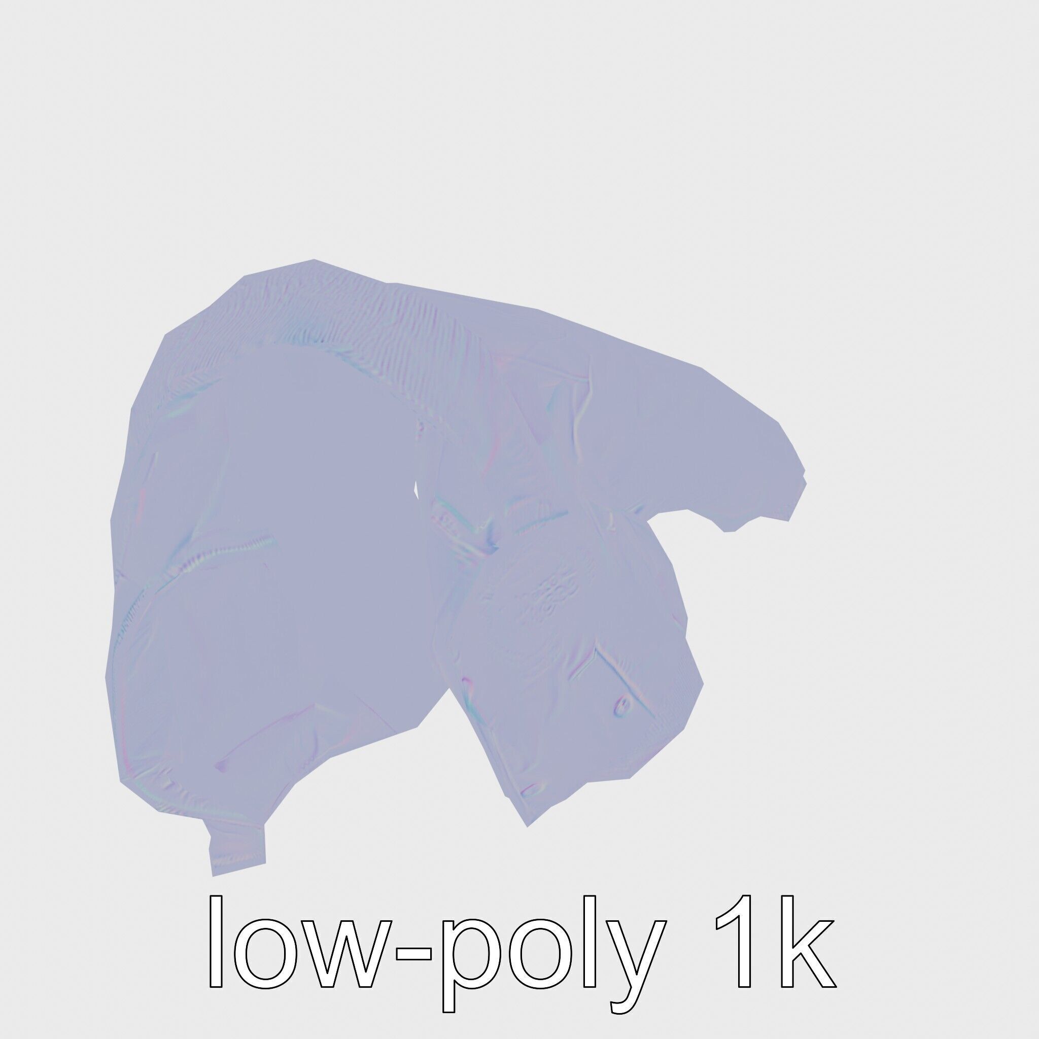 Cozy Soft Lined Home Jacket 3D Model Texture_14