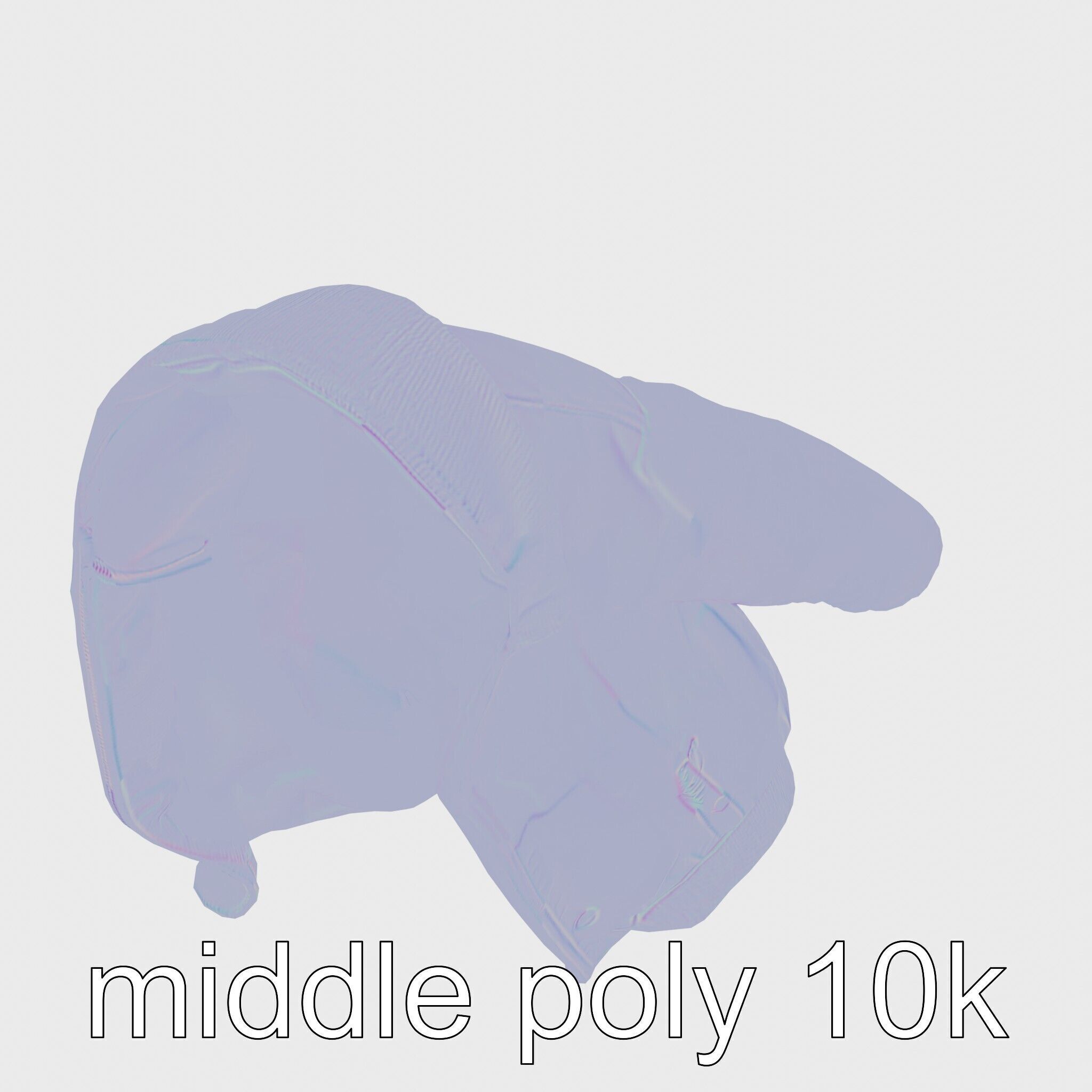 Cozy Soft Lined Home Jacket 3D Model Texture_25