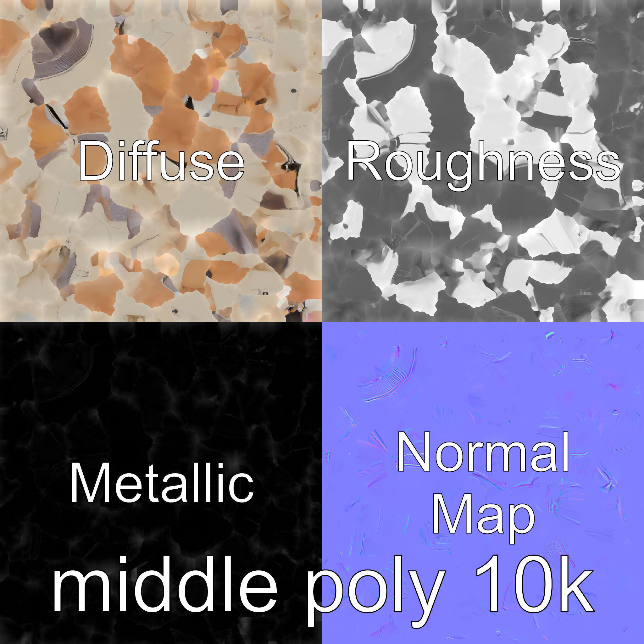 Cozy Soft Lined Home Jacket 3D Model Texture_33