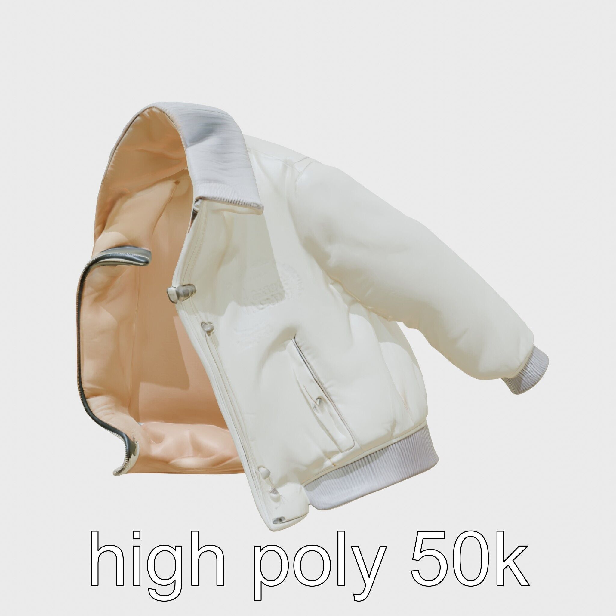 Cozy Soft Lined Home Jacket 3D Model Texture_18