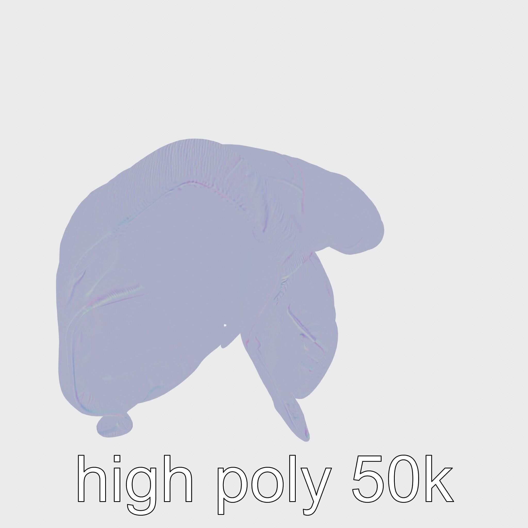 Cozy Soft Lined Home Jacket 3D Model Texture_21