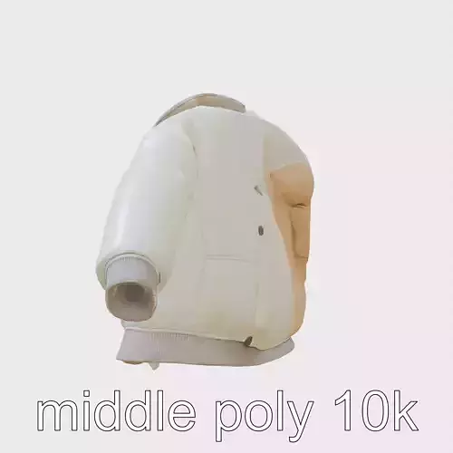 Cozy Soft Lined Home Jacket 3D Model