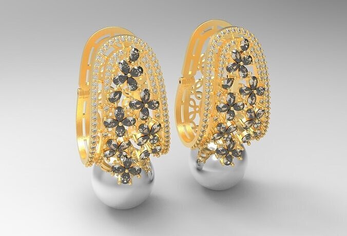 earrings 3D print model