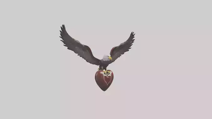 Eagle Heart 3D model