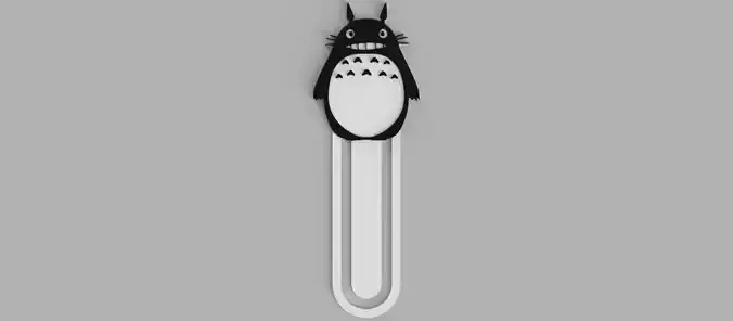 Totoro with Smile Bookmark