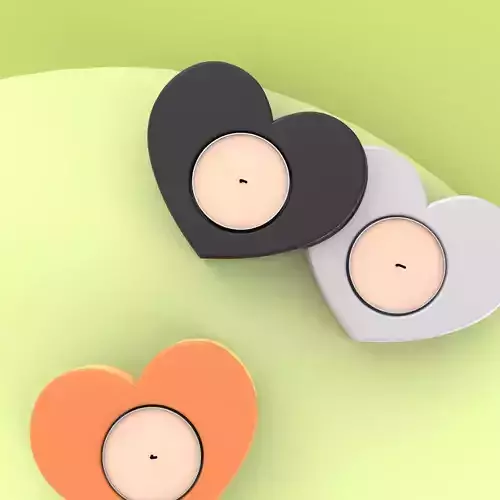 Heart Candle Holder - Romantic Tealight Holder Free 3D print model