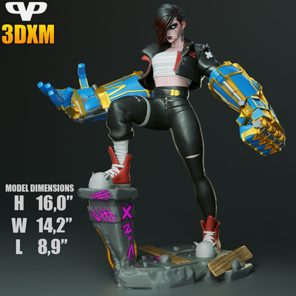 VI Arcane Sezon 2 STL for 3D Printing 3DXM ChibiSTL 3D print model_9