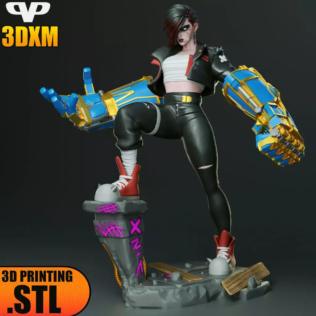 VI Arcane Sezon 2 STL for 3D Printing 3DXM ChibiSTL 3D print model_0