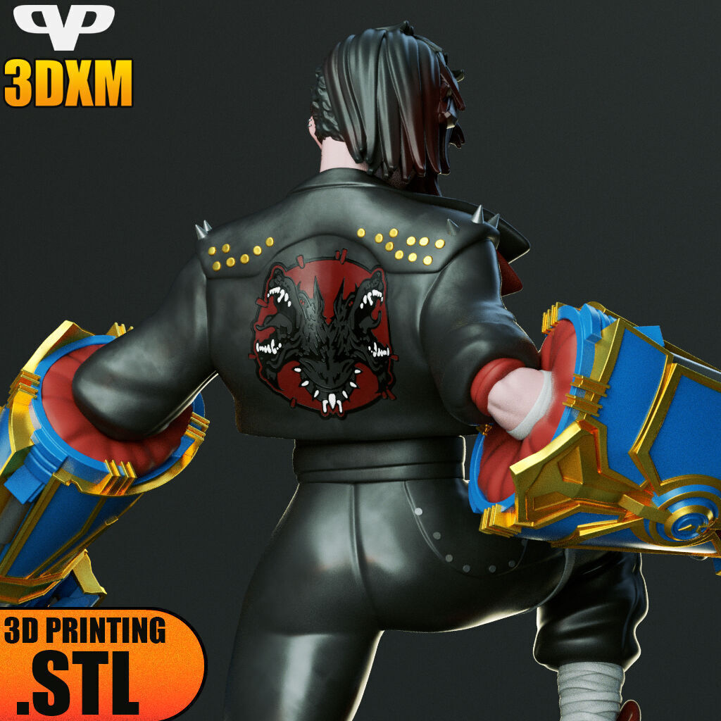 VI Arcane Sezon 2 STL for 3D Printing 3DXM ChibiSTL 3D print model_3