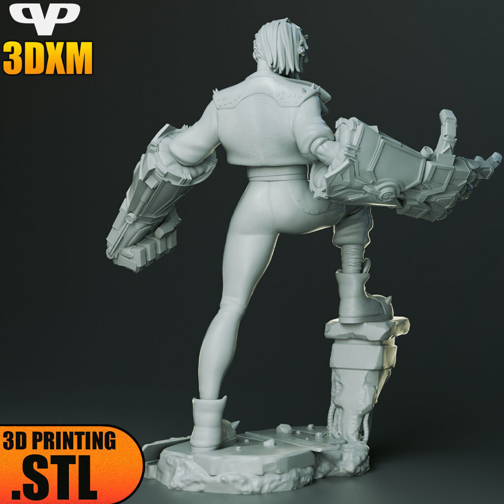 VI Arcane Sezon 2 STL for 3D Printing 3DXM ChibiSTL 3D print model_7