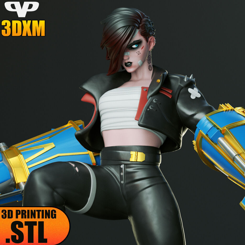 VI Arcane Sezon 2 STL for 3D Printing 3DXM ChibiSTL 3D print model_1