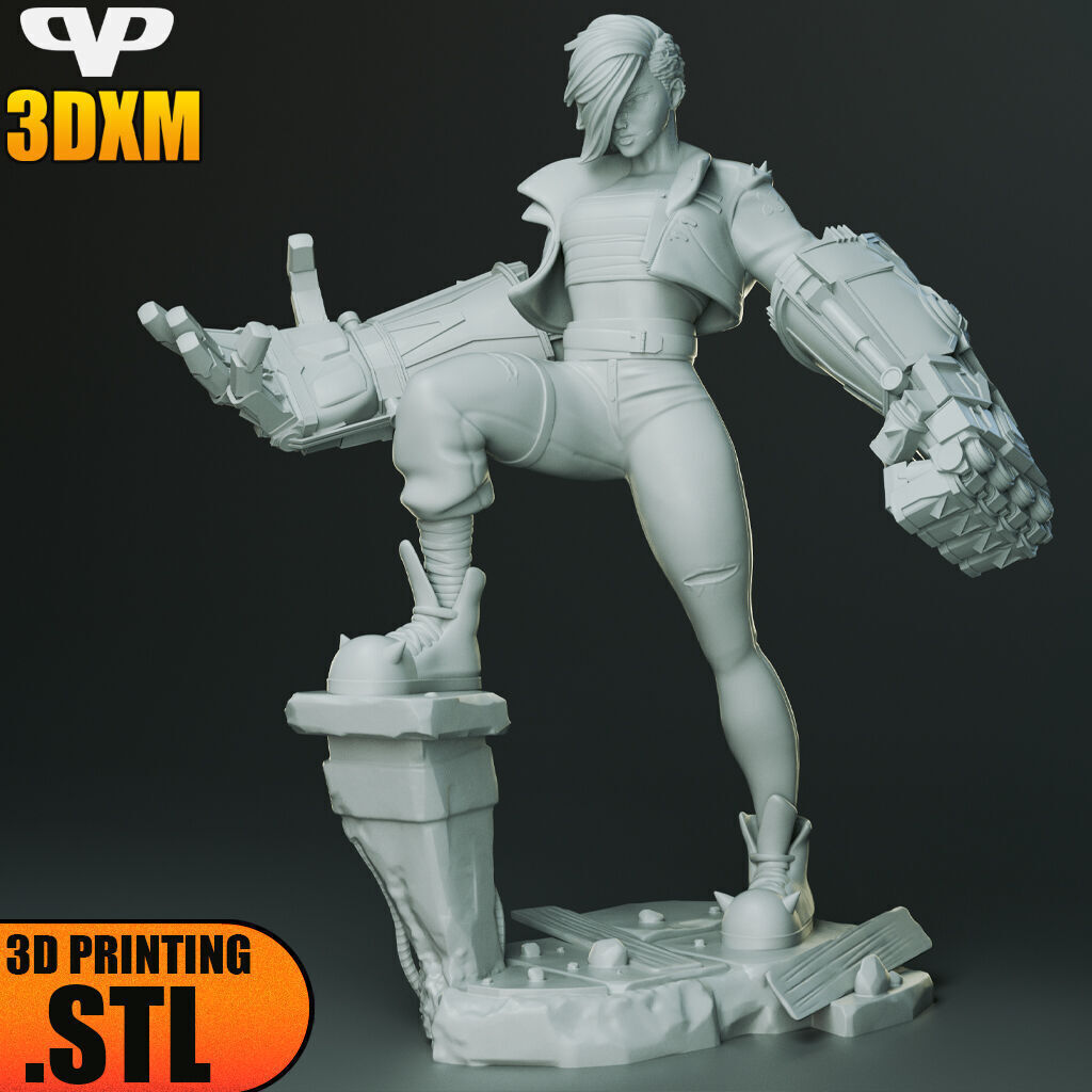 VI Arcane Sezon 2 STL for 3D Printing 3DXM ChibiSTL 3D print model_5