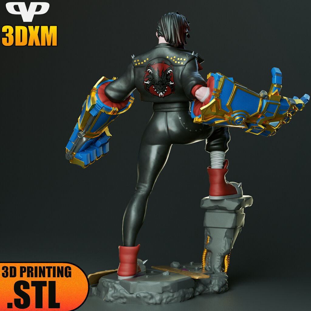 VI Arcane Sezon 2 STL for 3D Printing 3DXM ChibiSTL 3D print model_2