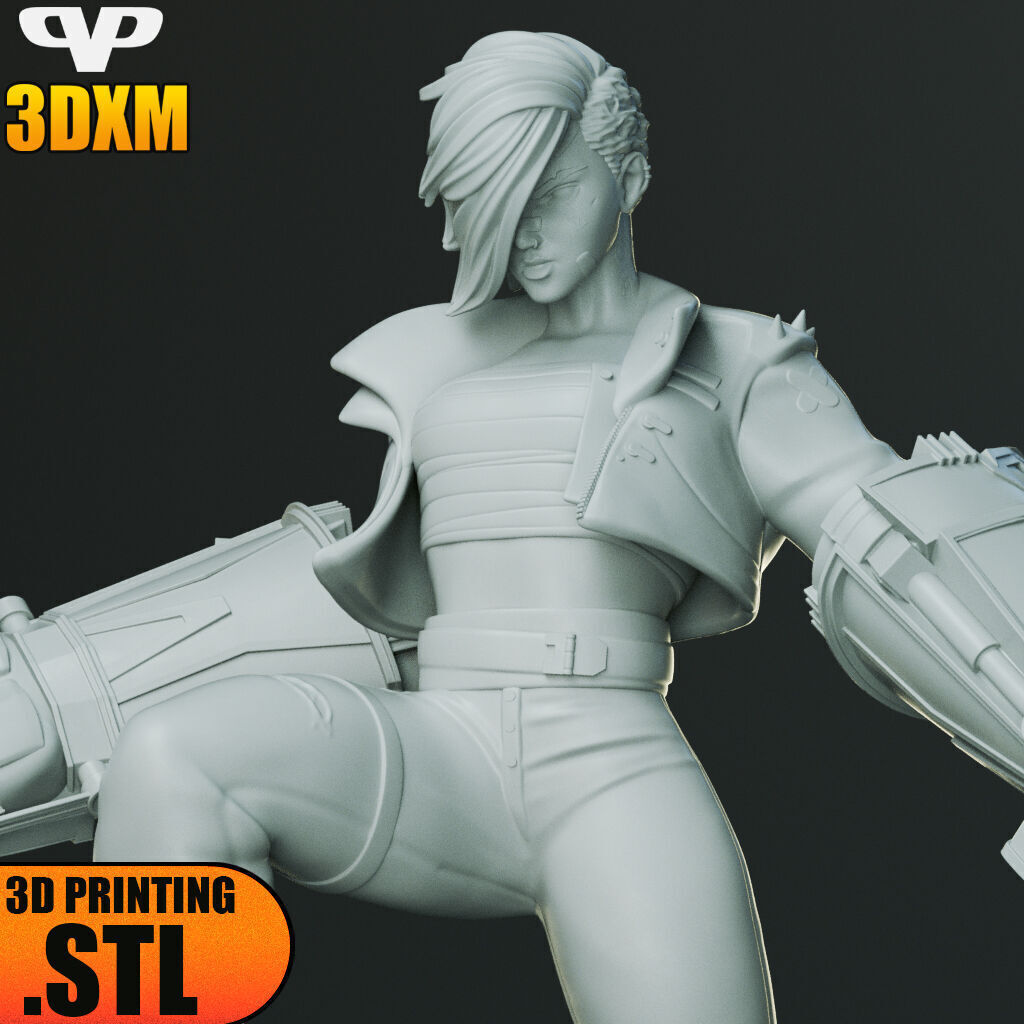 VI Arcane Sezon 2 STL for 3D Printing 3DXM ChibiSTL 3D print model_6