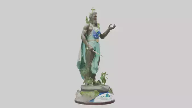 Earth Health Champion Statue model