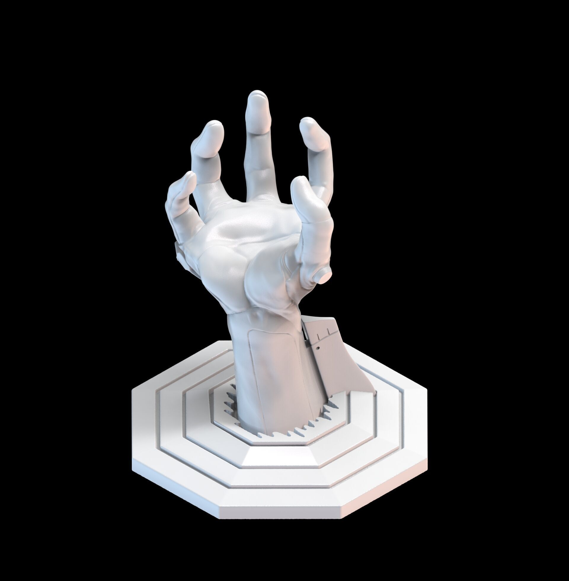 Evangelion 01 Hand Wall Display Hanger Controller Stand Holder 3D print model_32