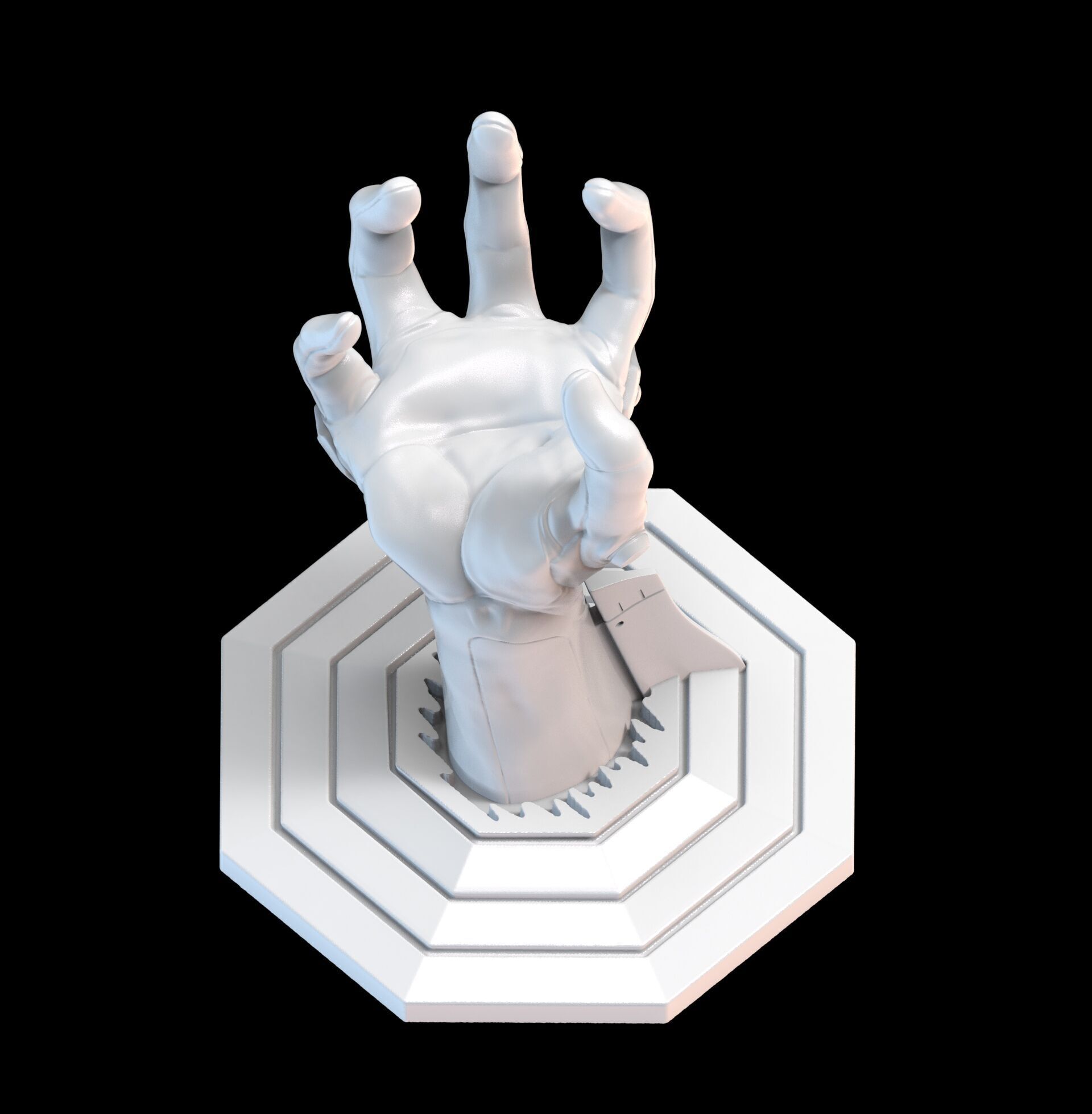 Evangelion 01 Hand Wall Display Hanger Controller Stand Holder 3D print model_2