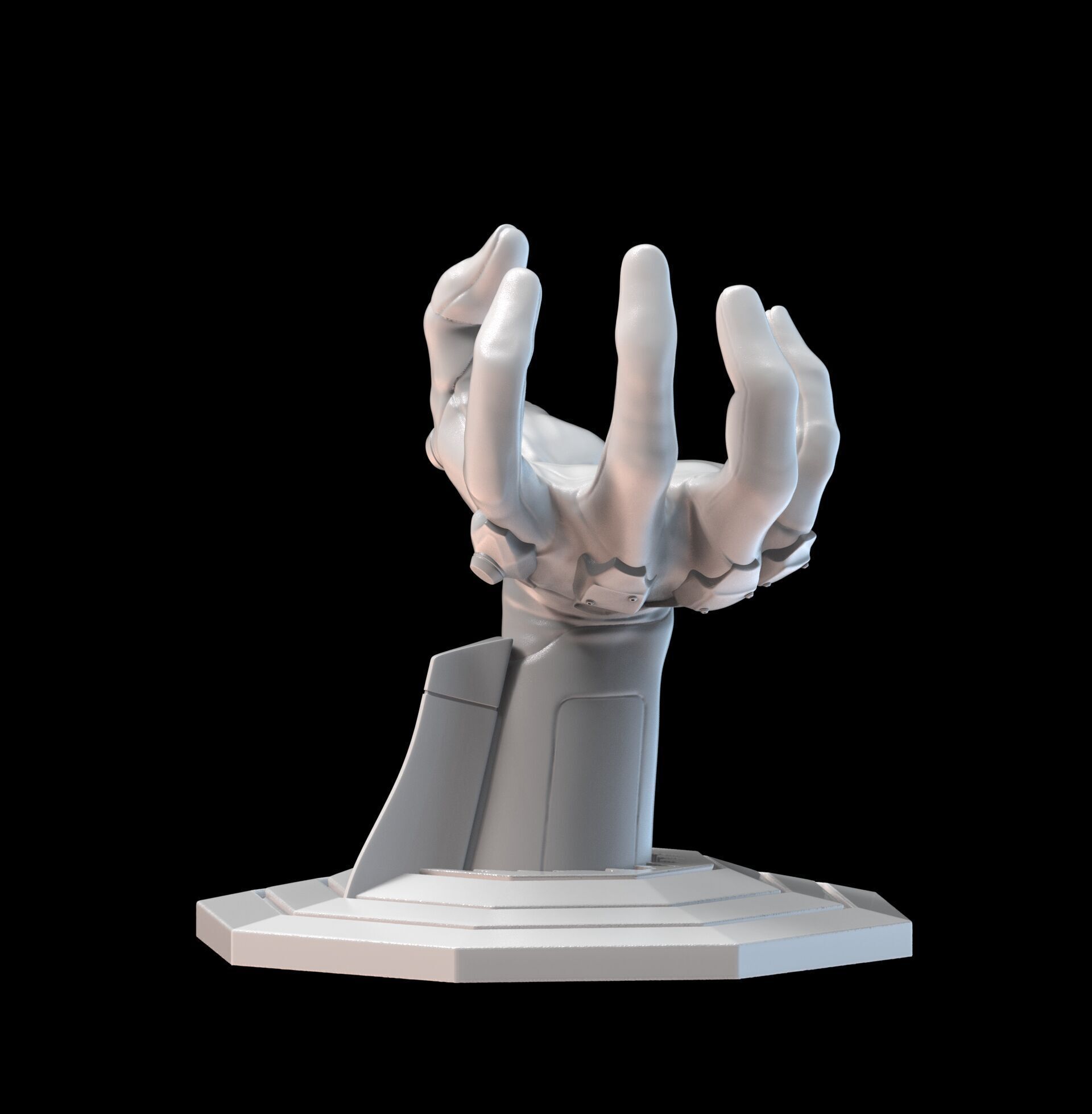 Evangelion 01 Hand Wall Display Hanger Controller Stand Holder 3D print model_31