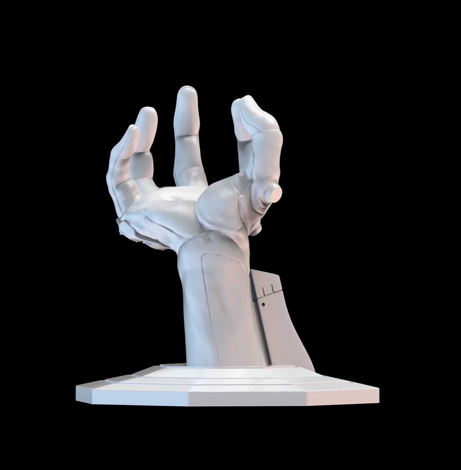 Evangelion 01 Hand Wall Display Hanger Controller Stand Holder 3D print model_28