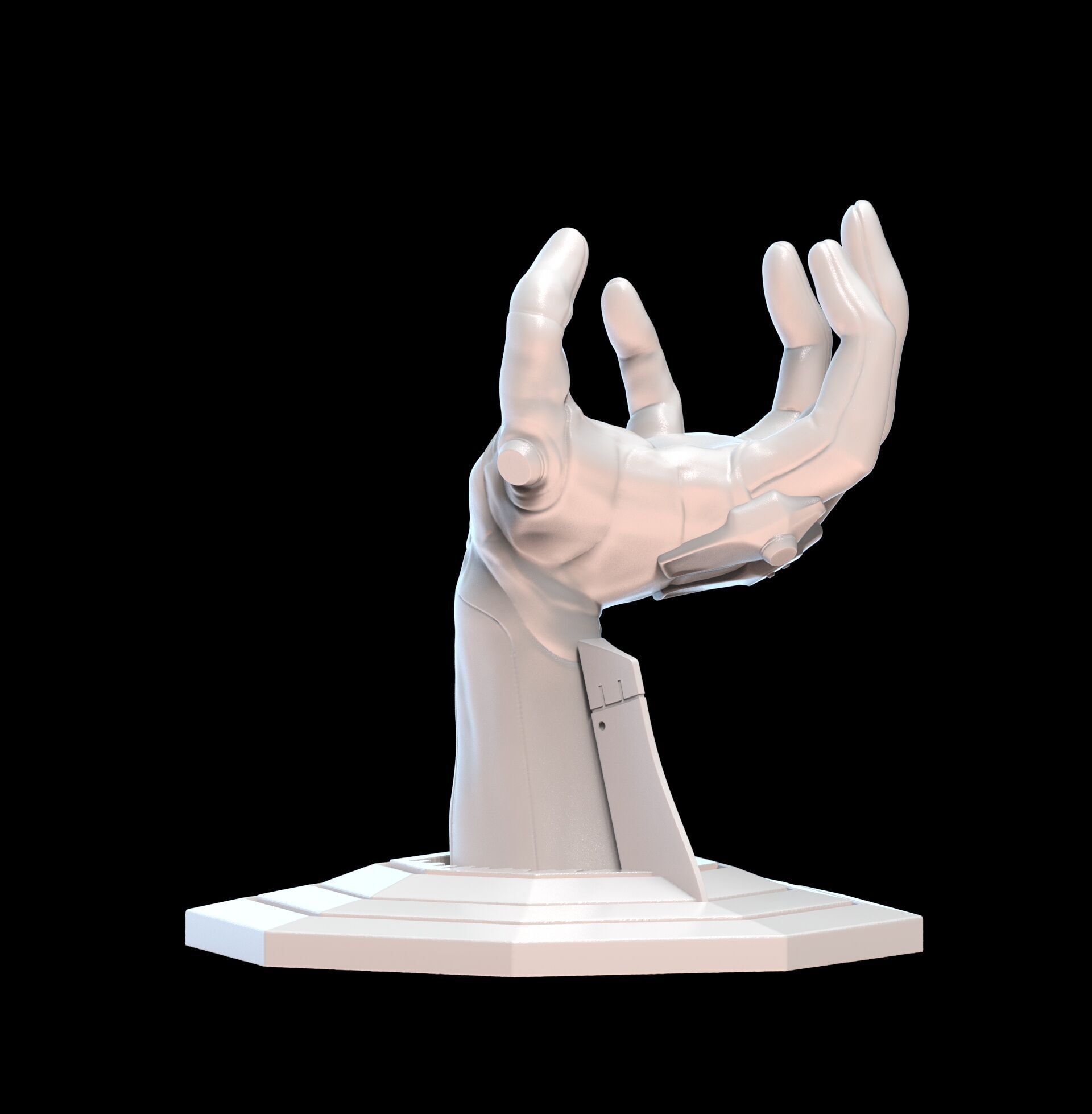 Evangelion 01 Hand Wall Display Hanger Controller Stand Holder 3D print model_29