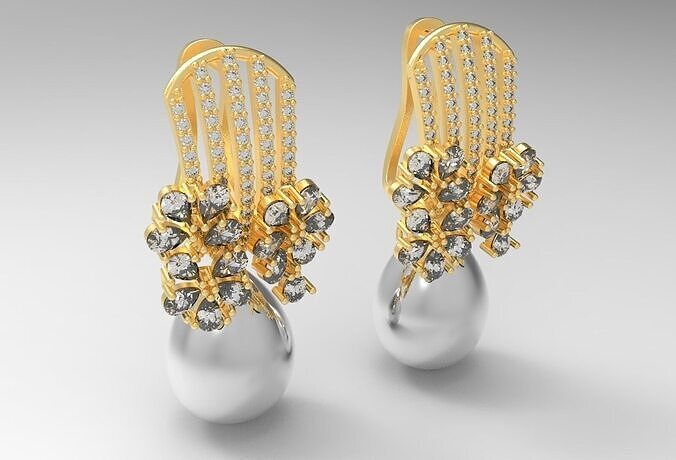 earrings 3D print model