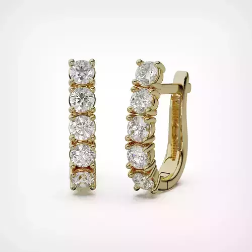 Simple earrings BO 003 3D print model Simple earrings BO 003 3D print model