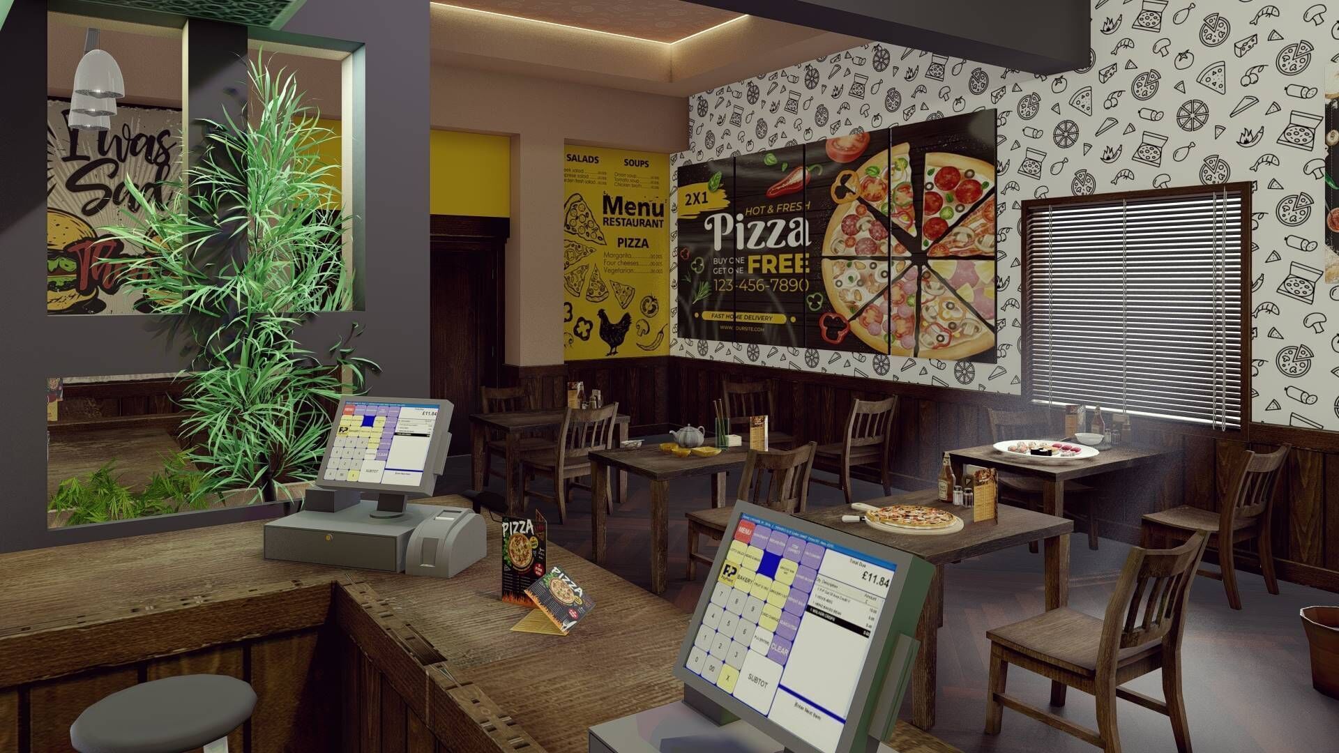 Pizza Hut 3D model_5