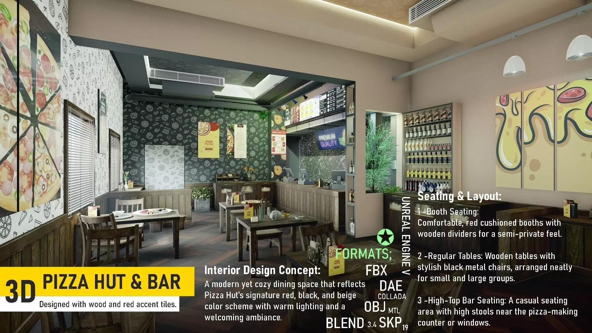 Pizza Hut 3D model_0