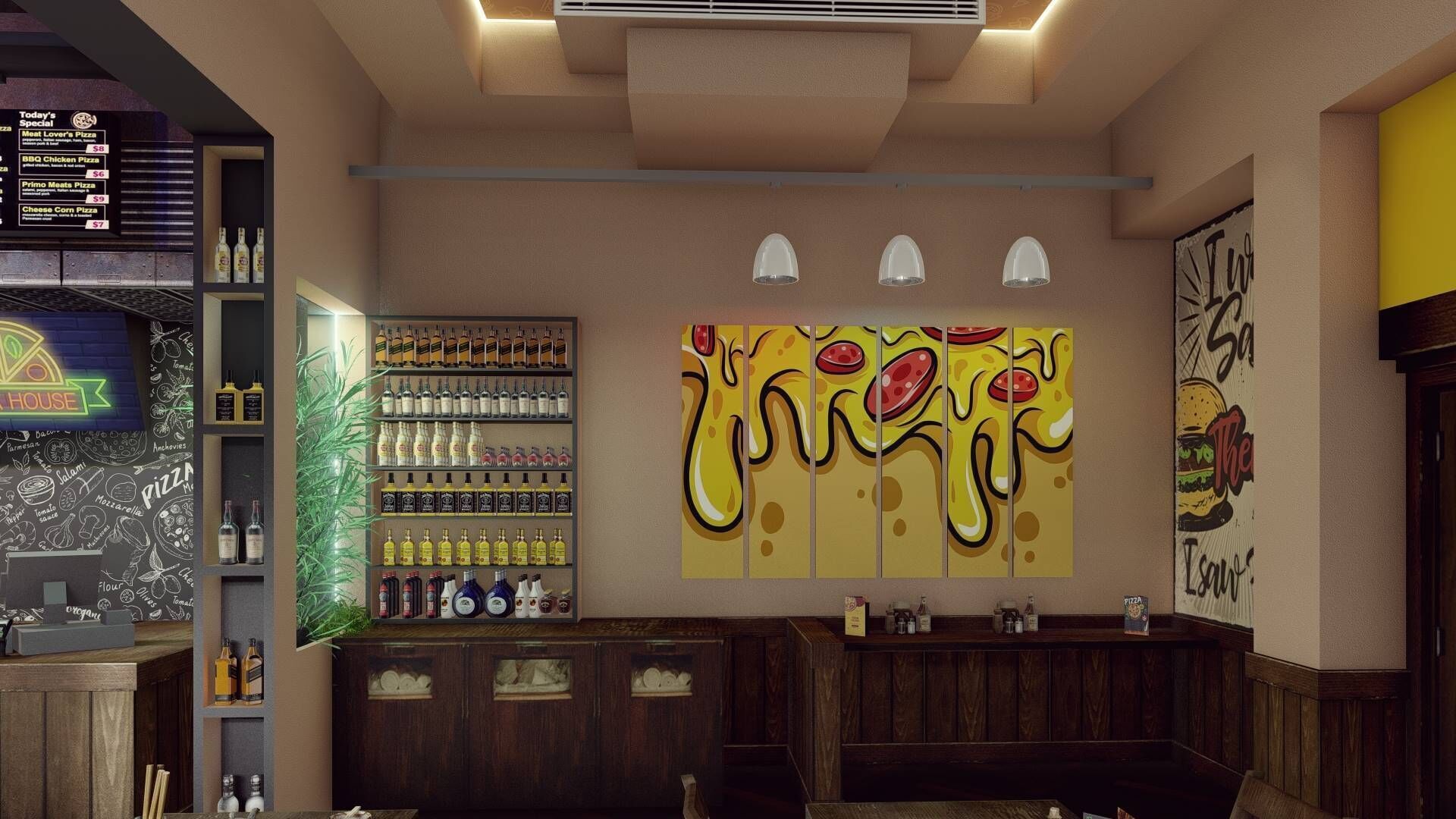 Pizza Hut 3D model_3