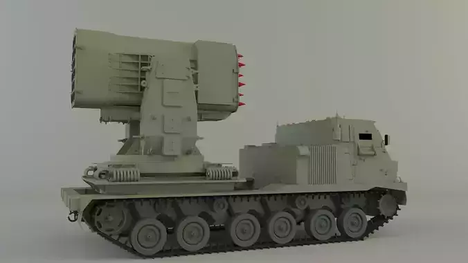 Military Russian Missle Luncher vehicle