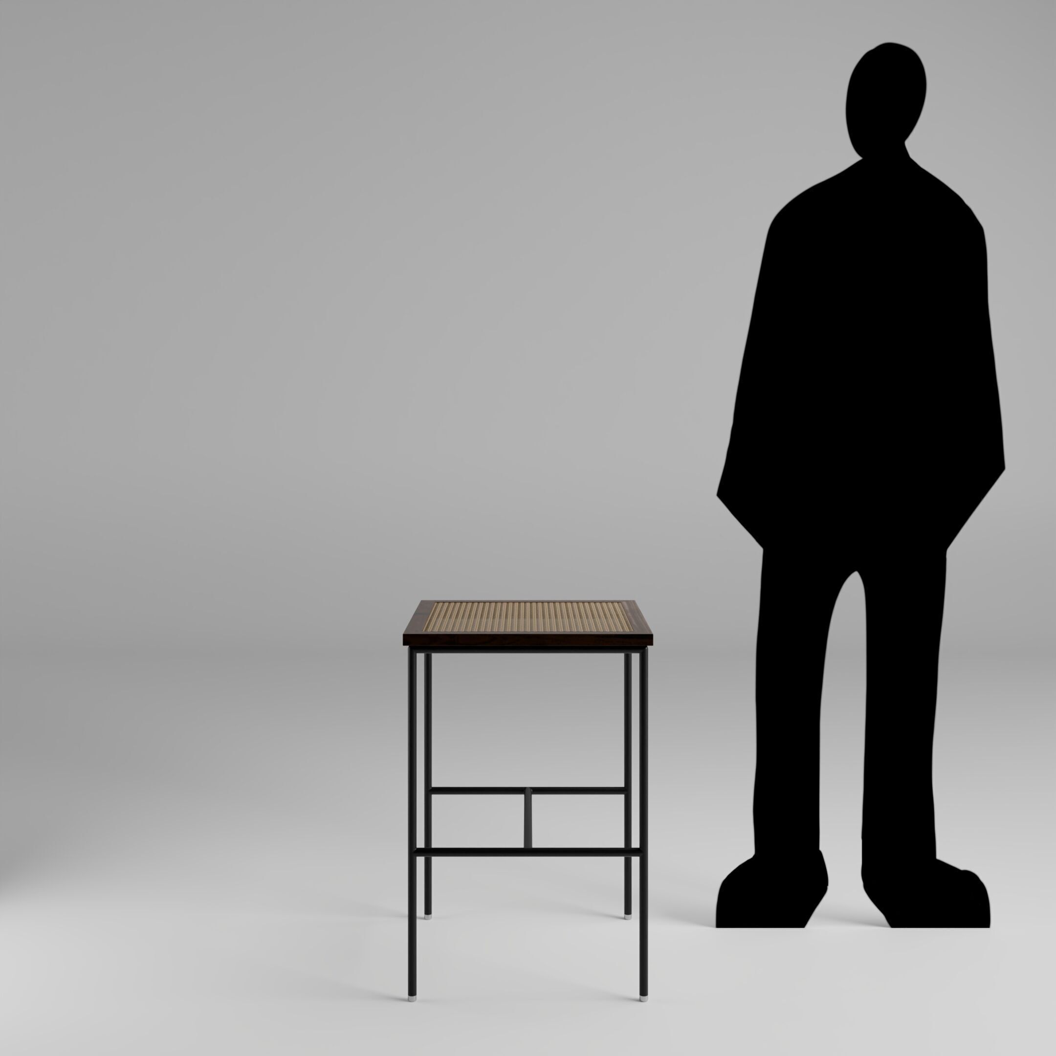 Stool Banco Bar GB - Geraldo de Barros 3D model_4