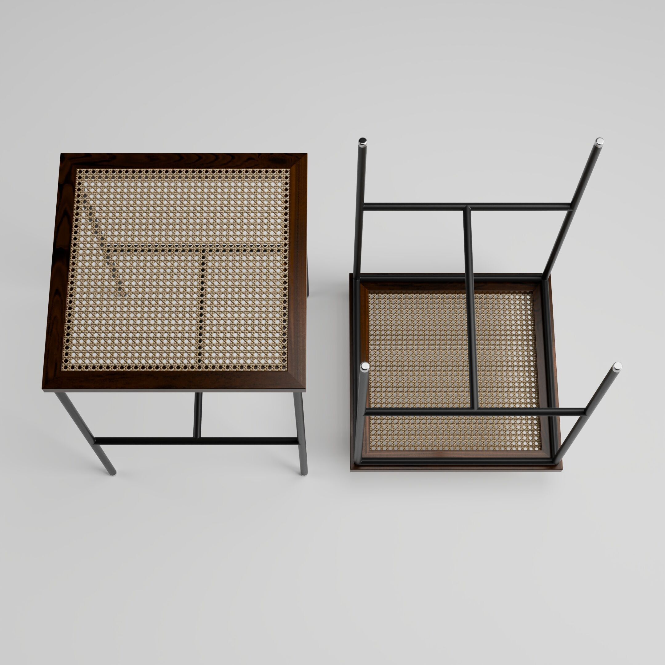 Stool Banco Bar GB - Geraldo de Barros 3D model_2