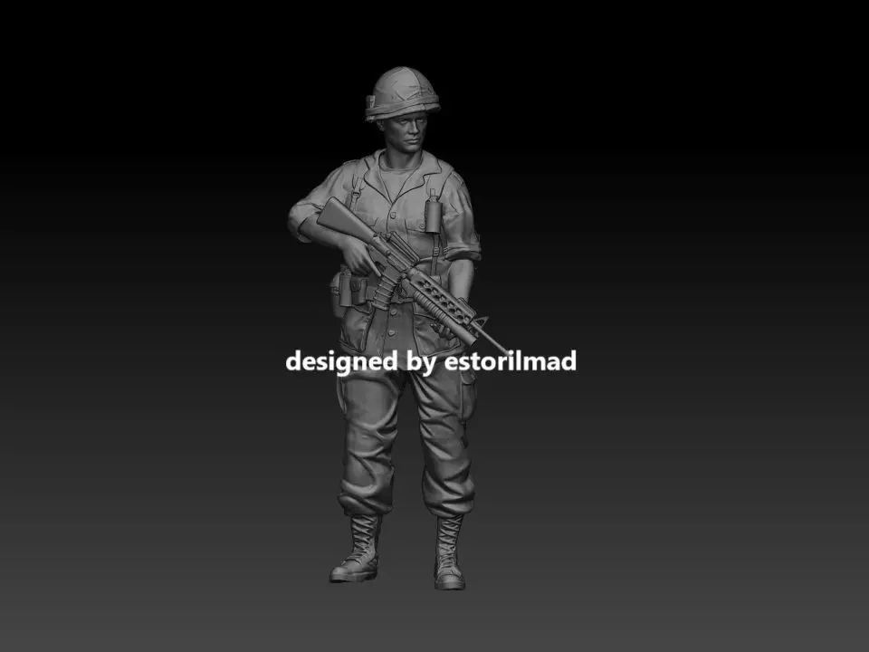 AMERICAN SOLDIER V1 3D print model_0
