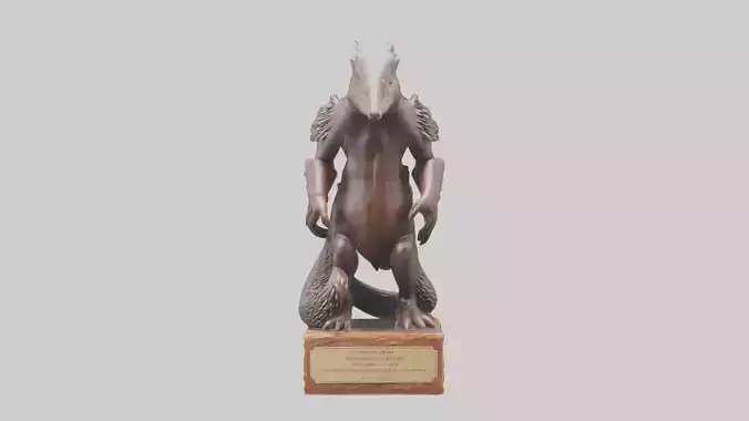 Echidna statue model 3D model