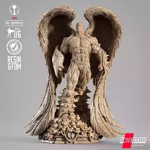 B3DSERK Angel Spawn Sculpture