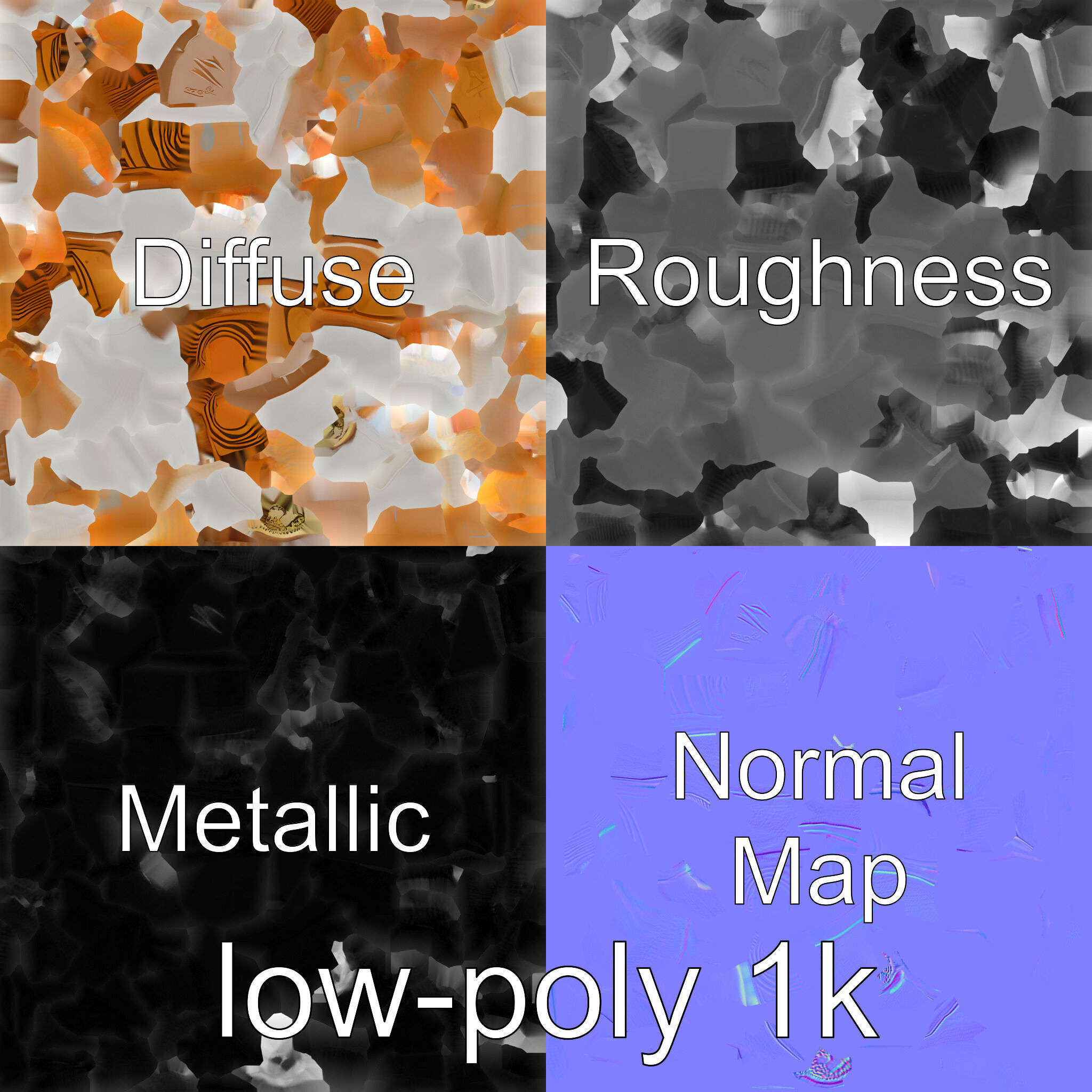 Elegant Ballet Flats with Decorative Button Low-poly 3D model_4