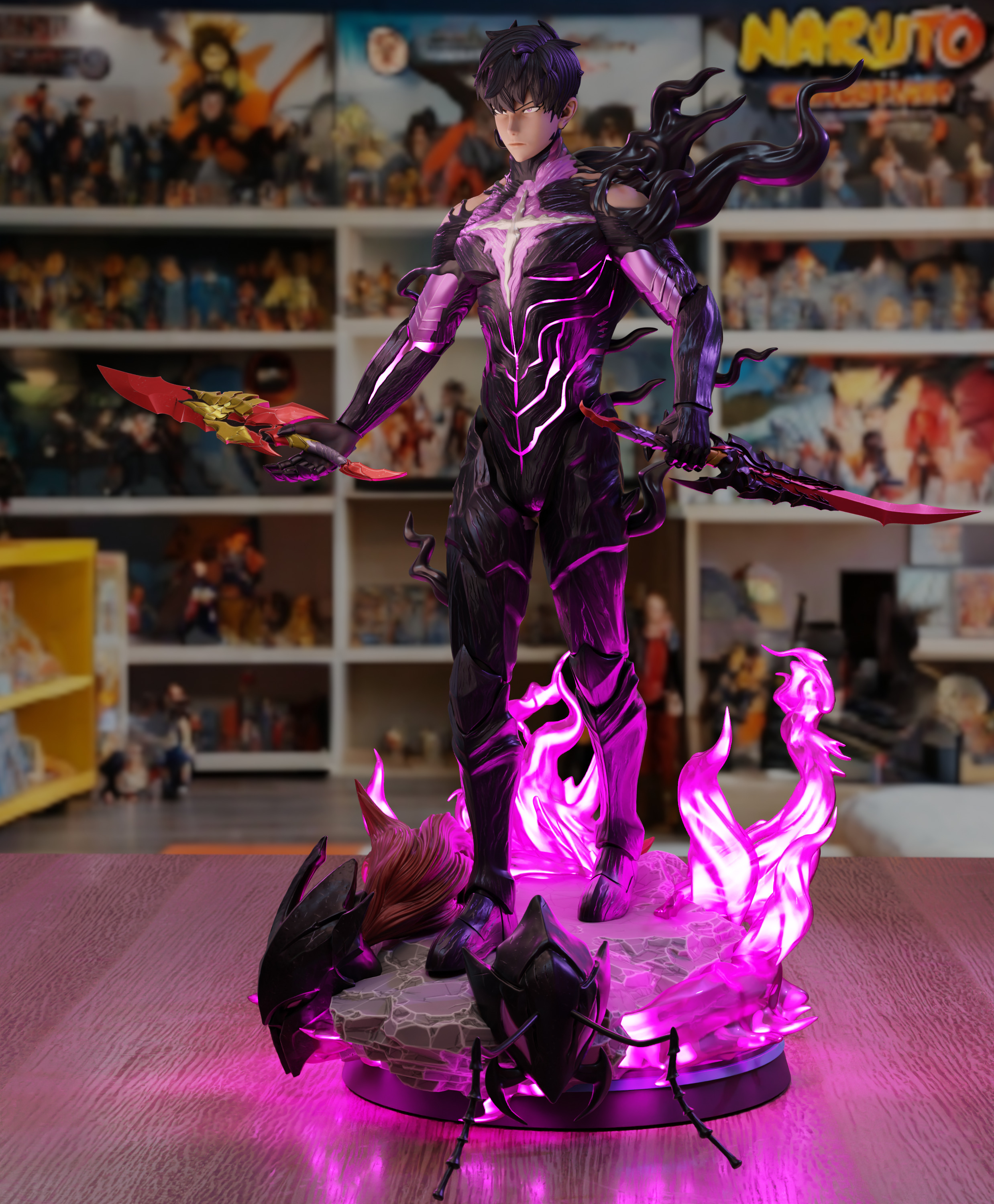 Sung Jin-Woo Shadow Monarch - Solo Leveling 3D print model_2