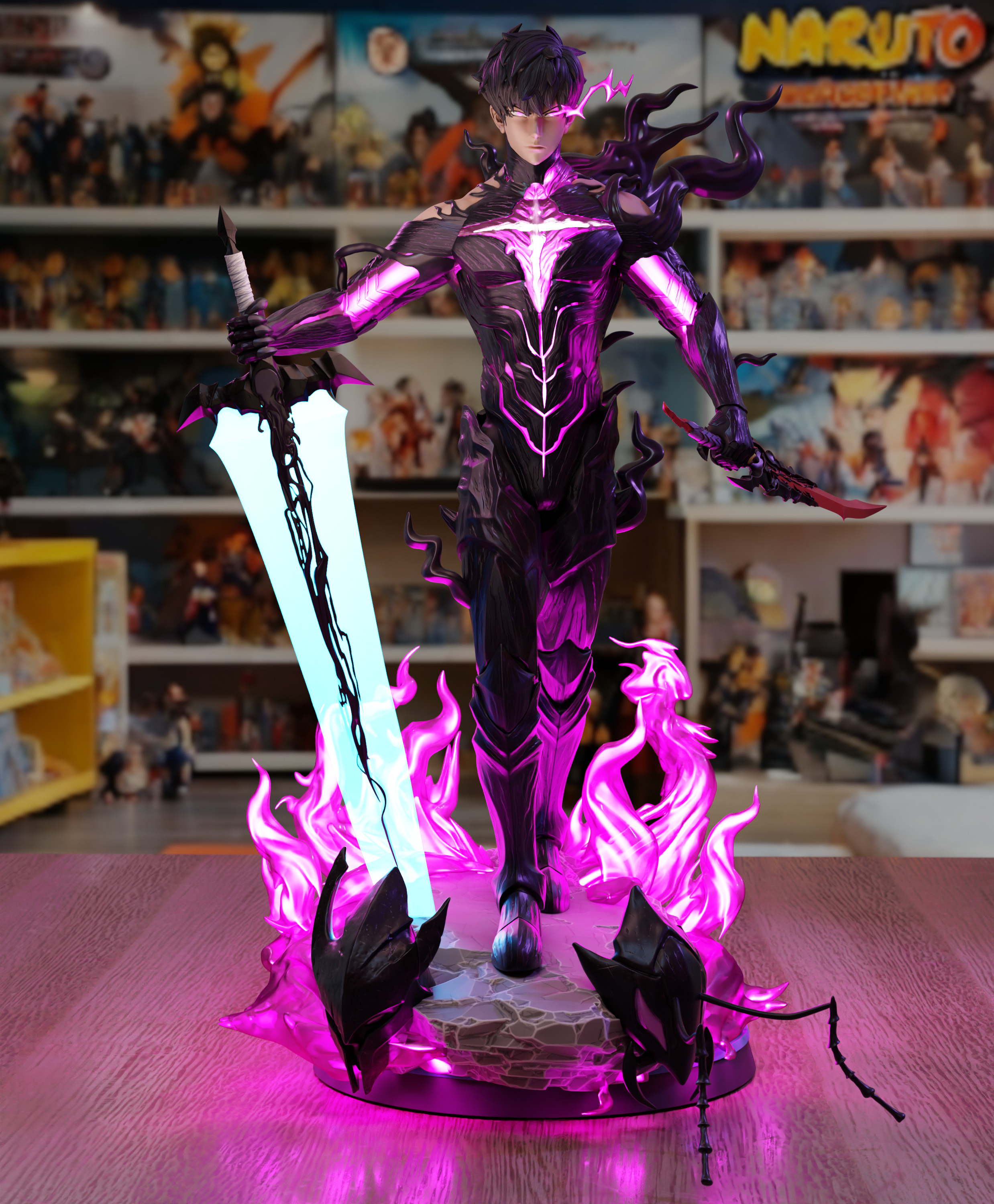Sung Jin-Woo Shadow Monarch - Solo Leveling 3D print model_1