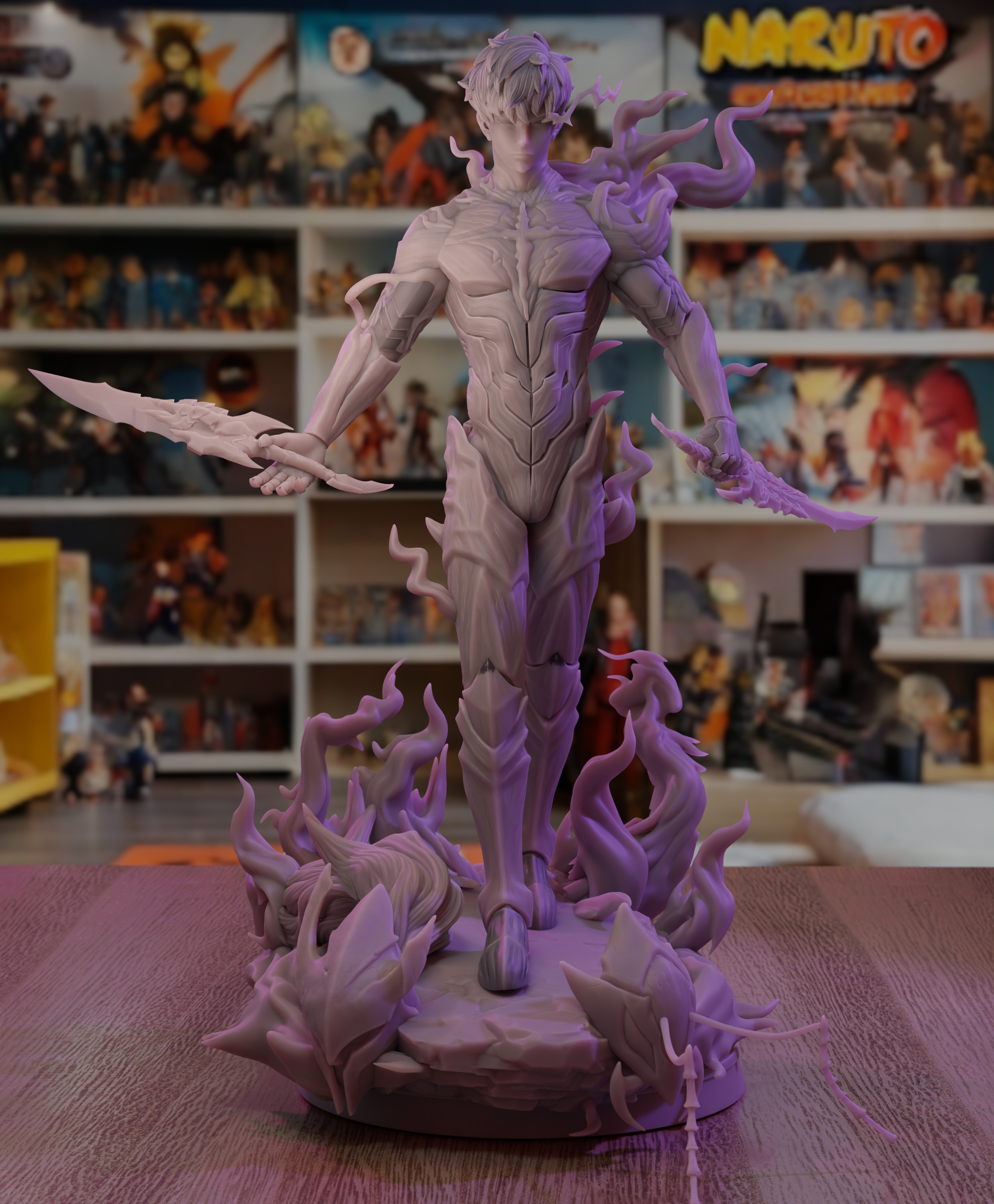 Sung Jin-Woo Shadow Monarch - Solo Leveling 3D print model_9
