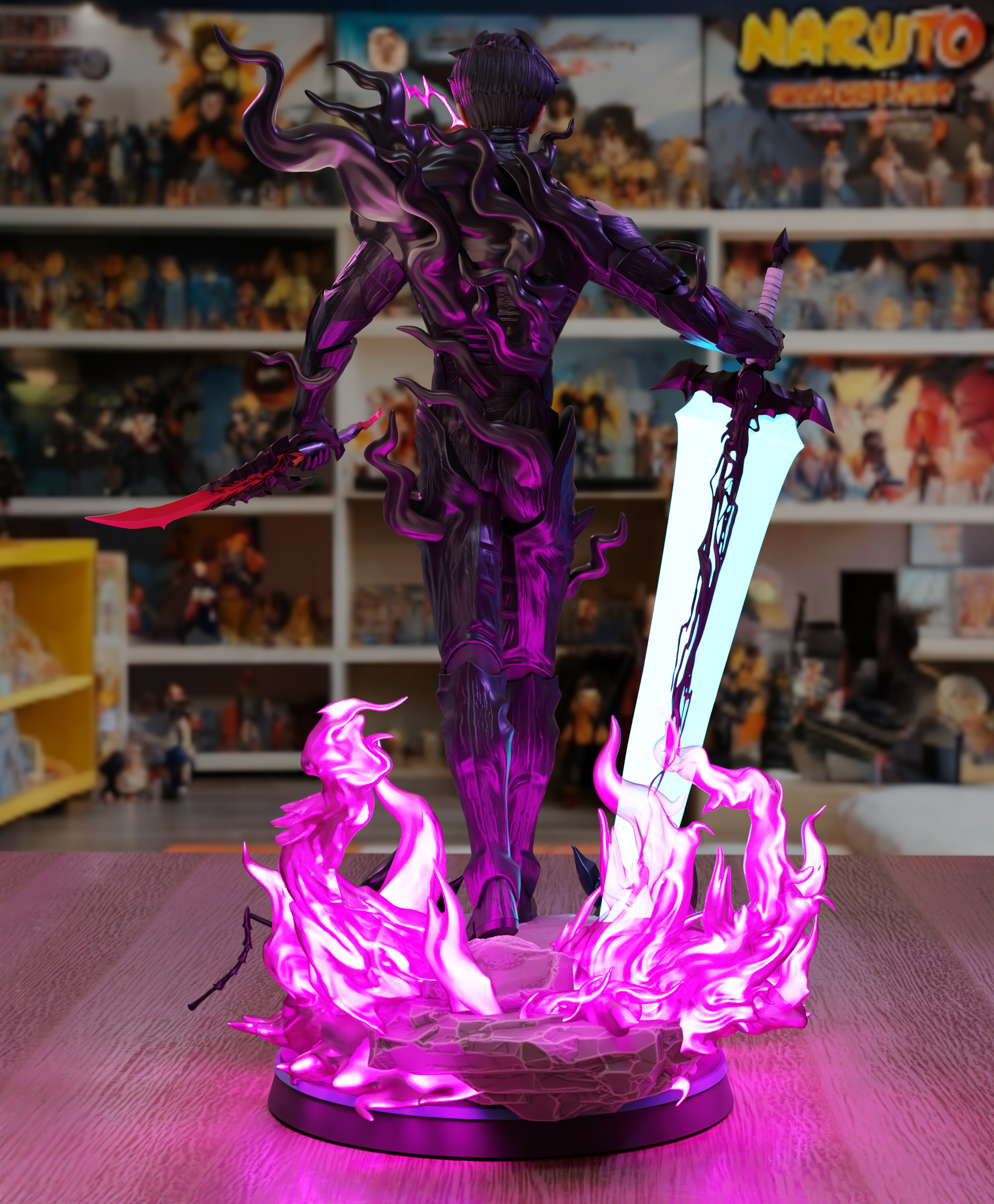 Sung Jin-Woo Shadow Monarch - Solo Leveling 3D print model_3