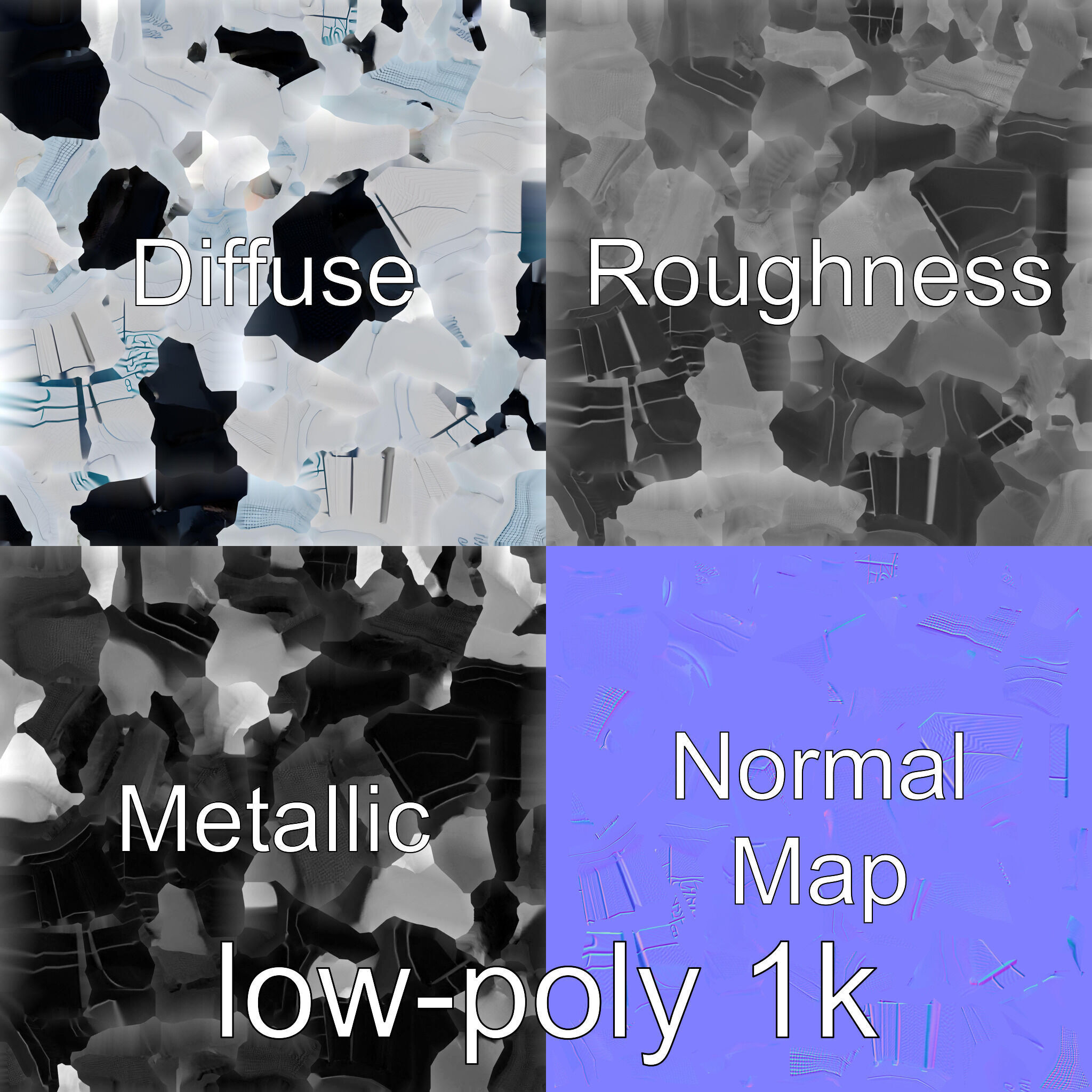 Sport Sandal with Textile Straps and Cushioned Sole 3D Model Low-poly 3D model_4