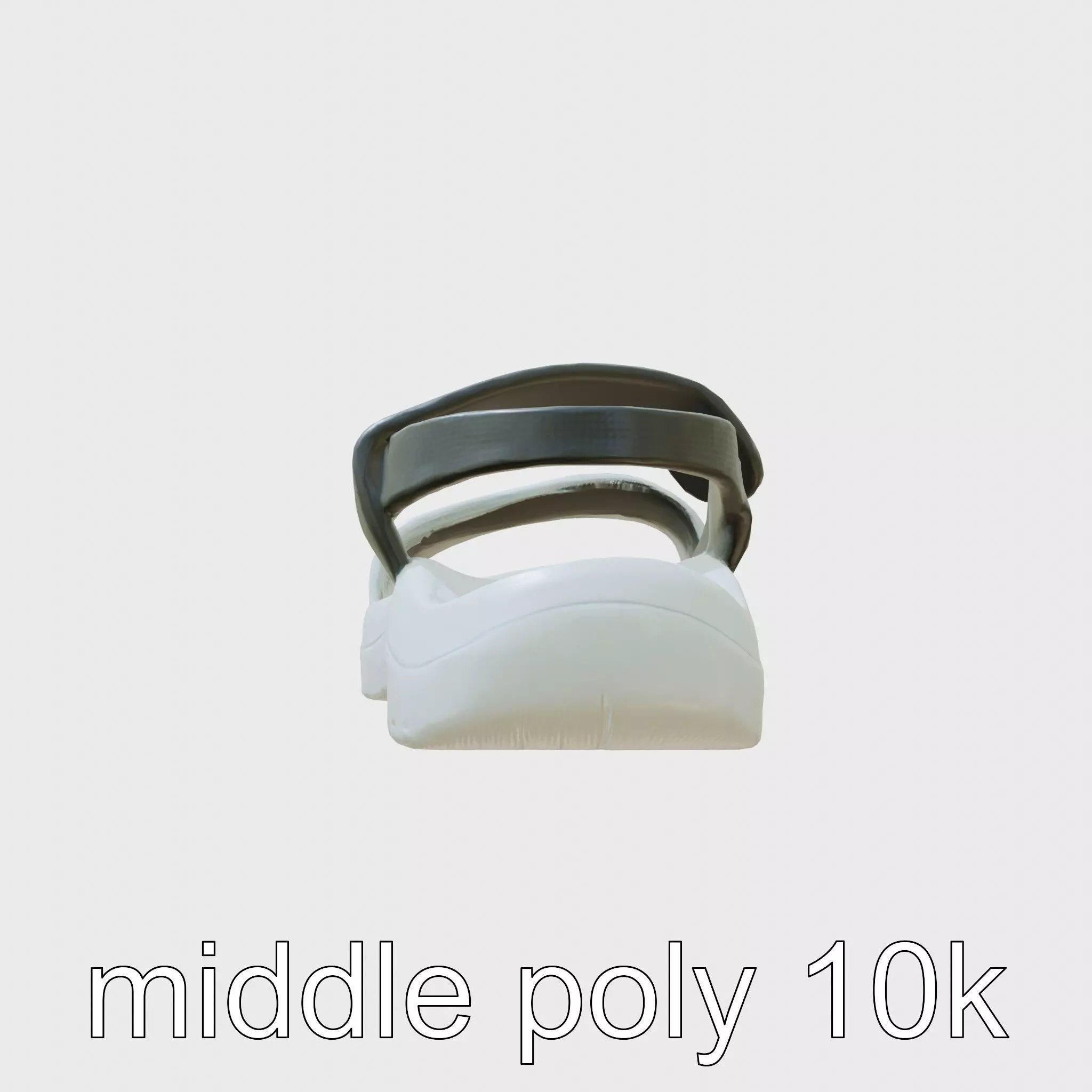 Sport Sandal with Textile Straps and Cushioned Sole 3D Model Low-poly 3D model_0