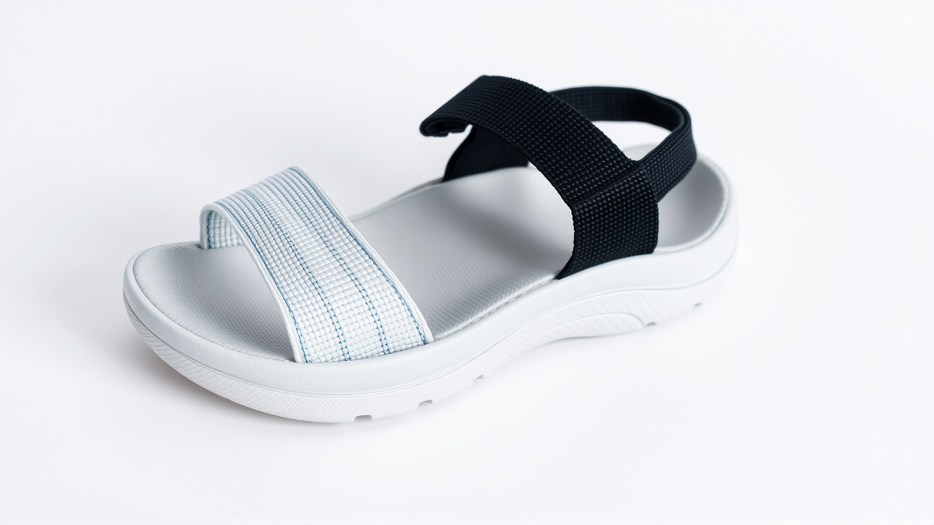 Sport Sandal with Textile Straps and Cushioned Sole 3D Model Low-poly 3D model_6