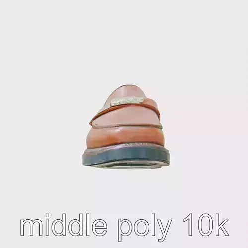 Leather Loafers with Metal Detailing