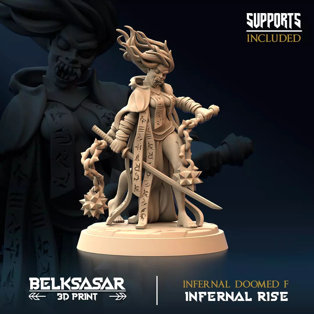 Infernal Doomed F 3D print model