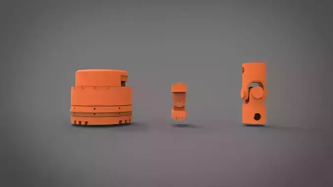 scifi kitbash 4 3D print model