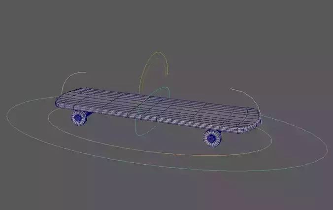 Rigged Skateboard 