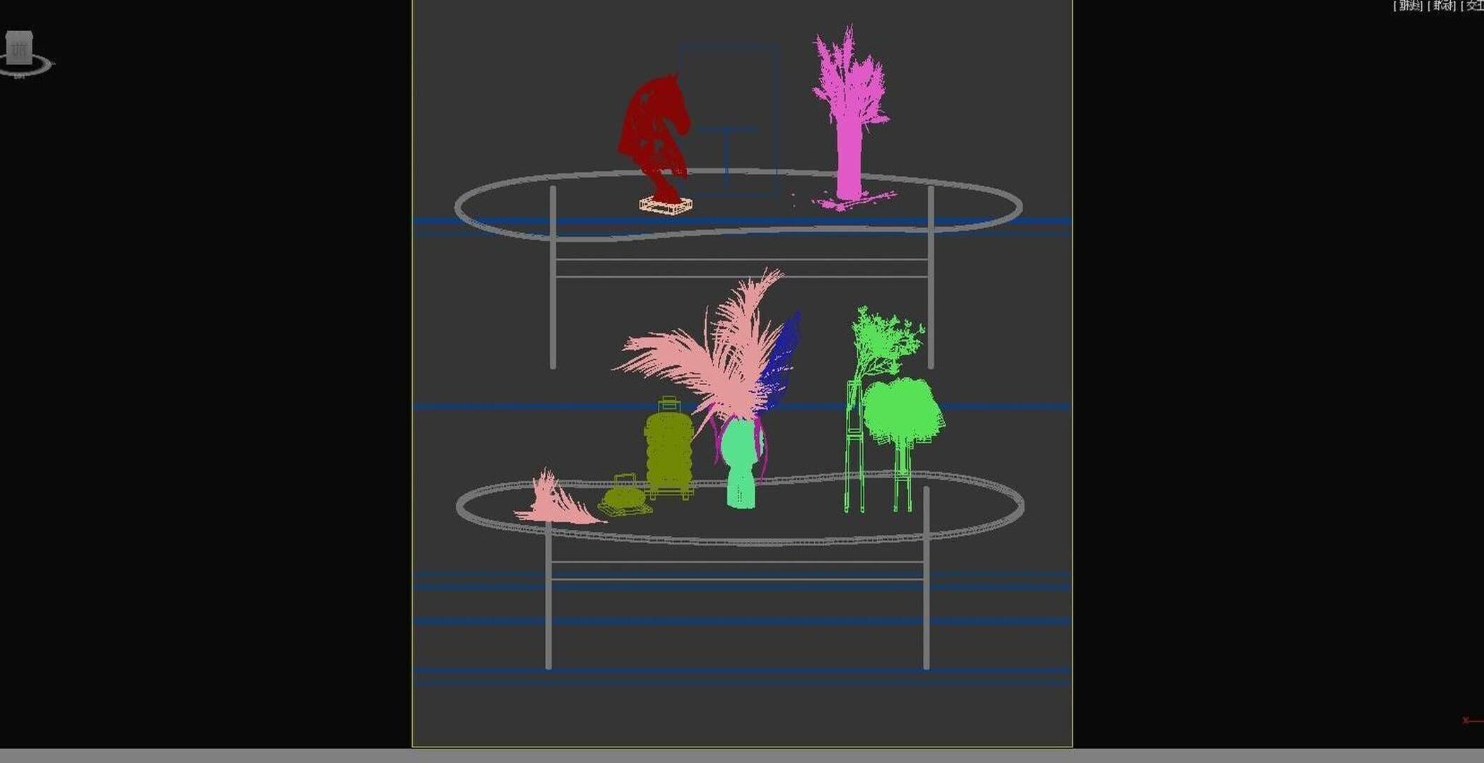 coffee table Modern 3D model_6