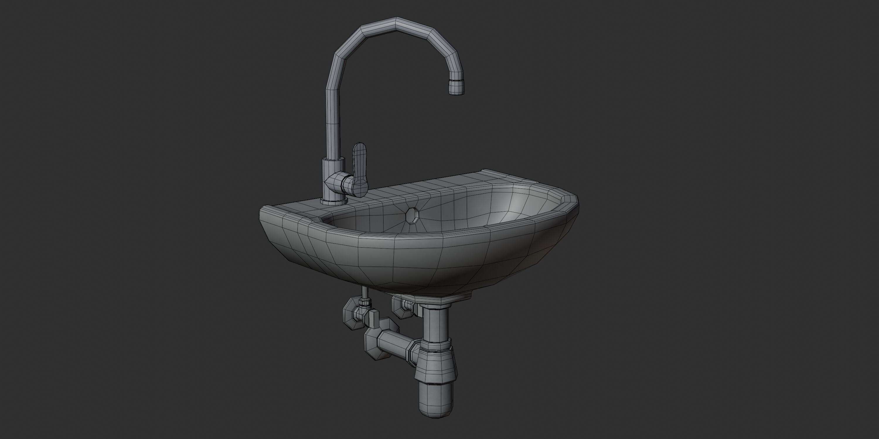 Basin sink 01 3D model_2